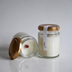 Lueur basic series -Crackling Wood Candle-