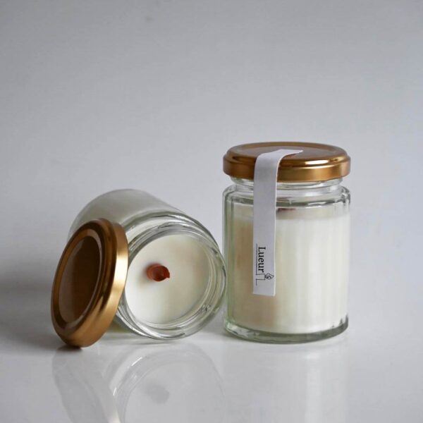 Lueur basic series -Crackling Wood Candle-
