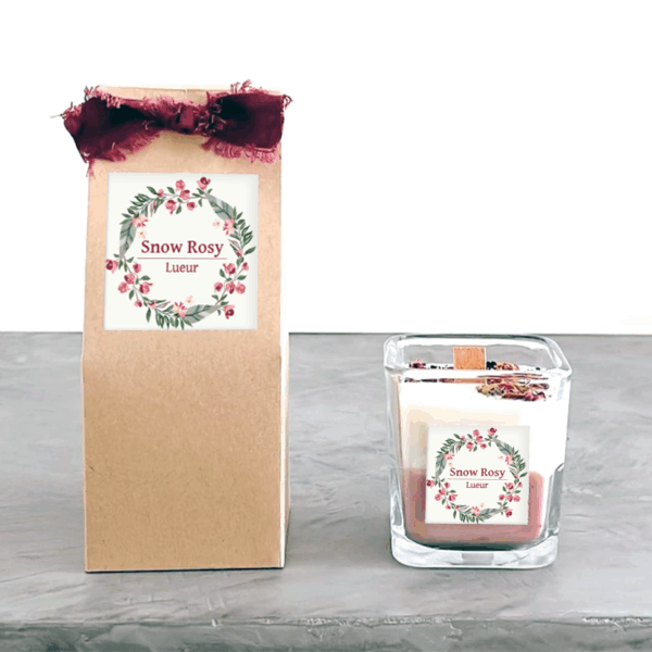 Soy wax series　Snow Rosy - 画像 (2)