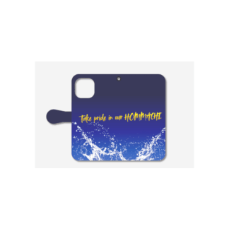 103 スローガン手帳型スマホケース