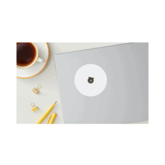 円形ロゴステッカー