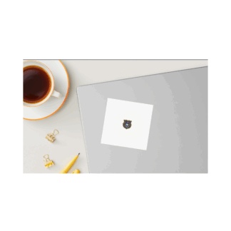 正方形ロゴステッカー