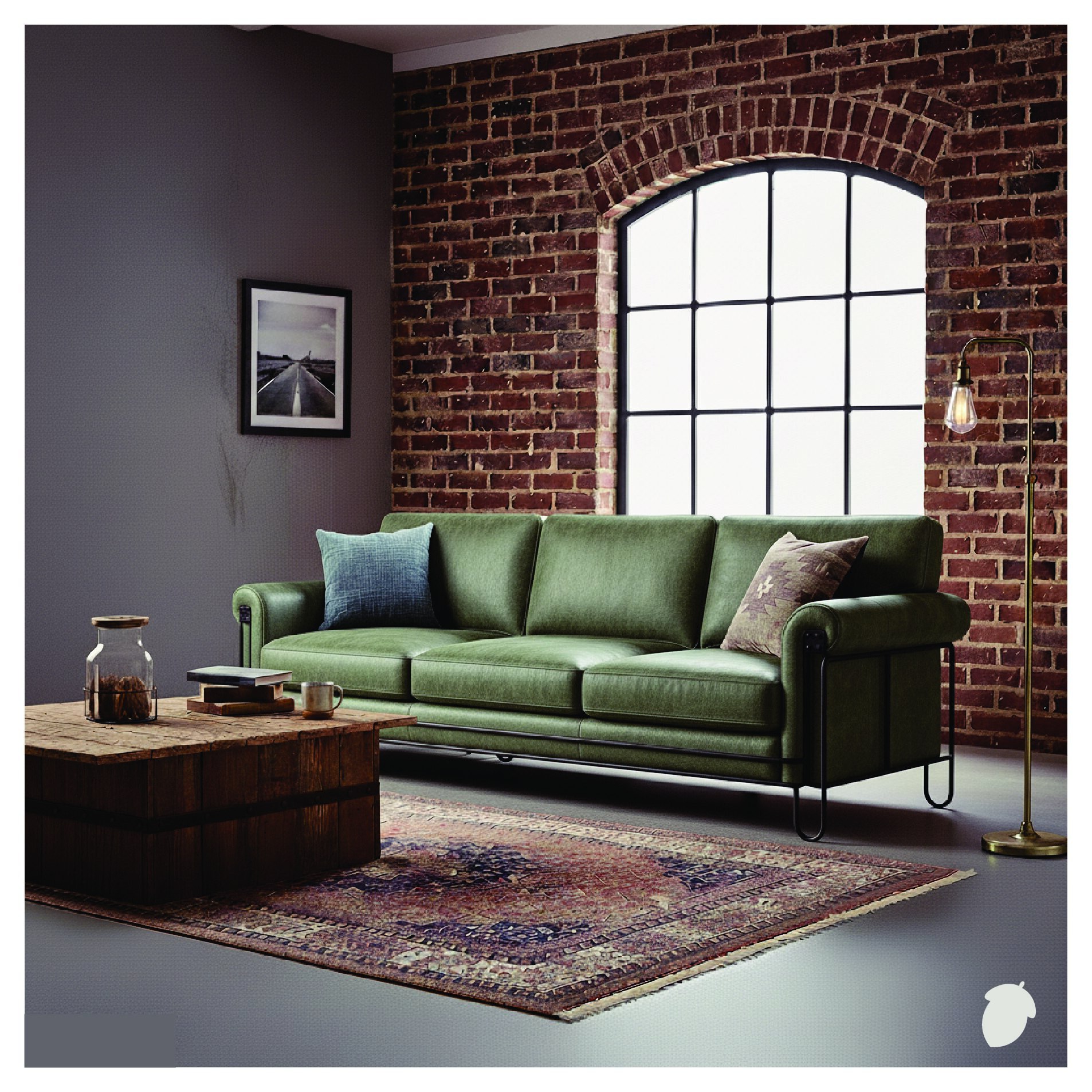 HOSOIASHINO SOFA(3seater)