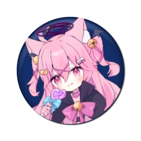 缶バッジ　ルナ